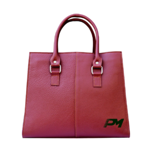 LIGHT MAROON LEATHER HANDBAG
